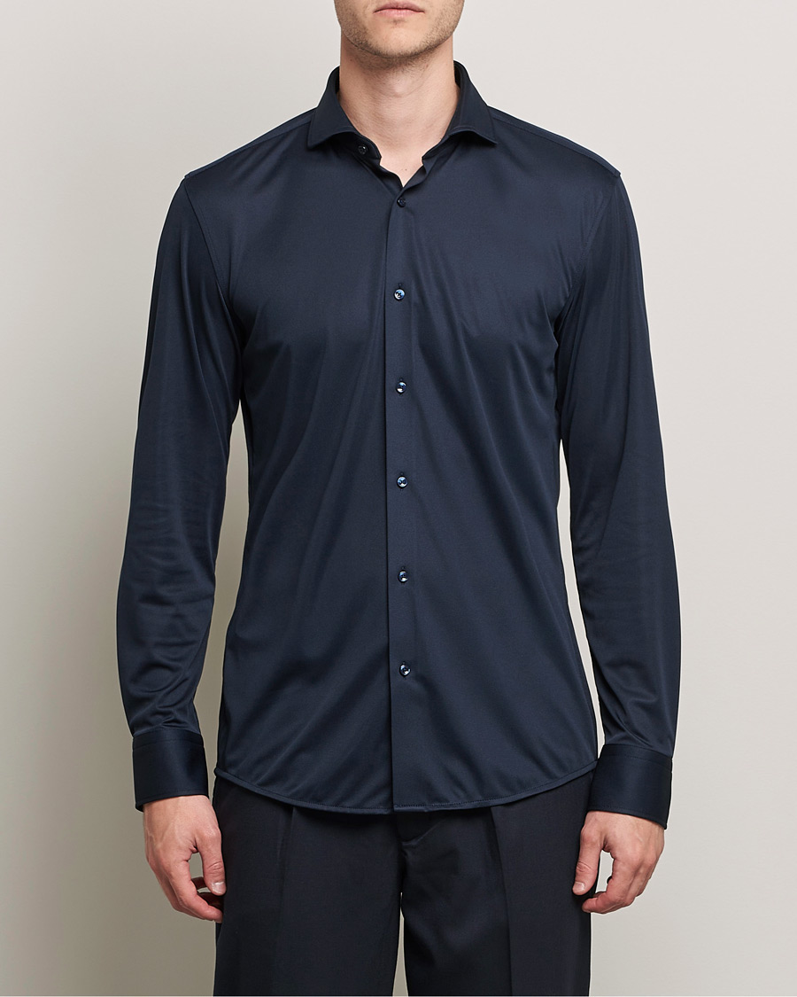 Homme | Chemises | BOSS BLACK | Hank Performance Stretch Shirt Navy