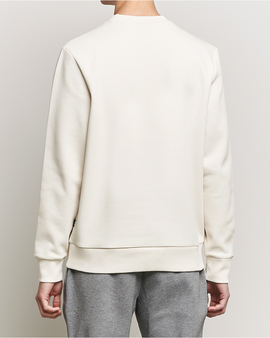 Homme | Pulls Et Tricots | BOSS BLACK | Stadler Logo Crew Neck Sweatshirt Open White