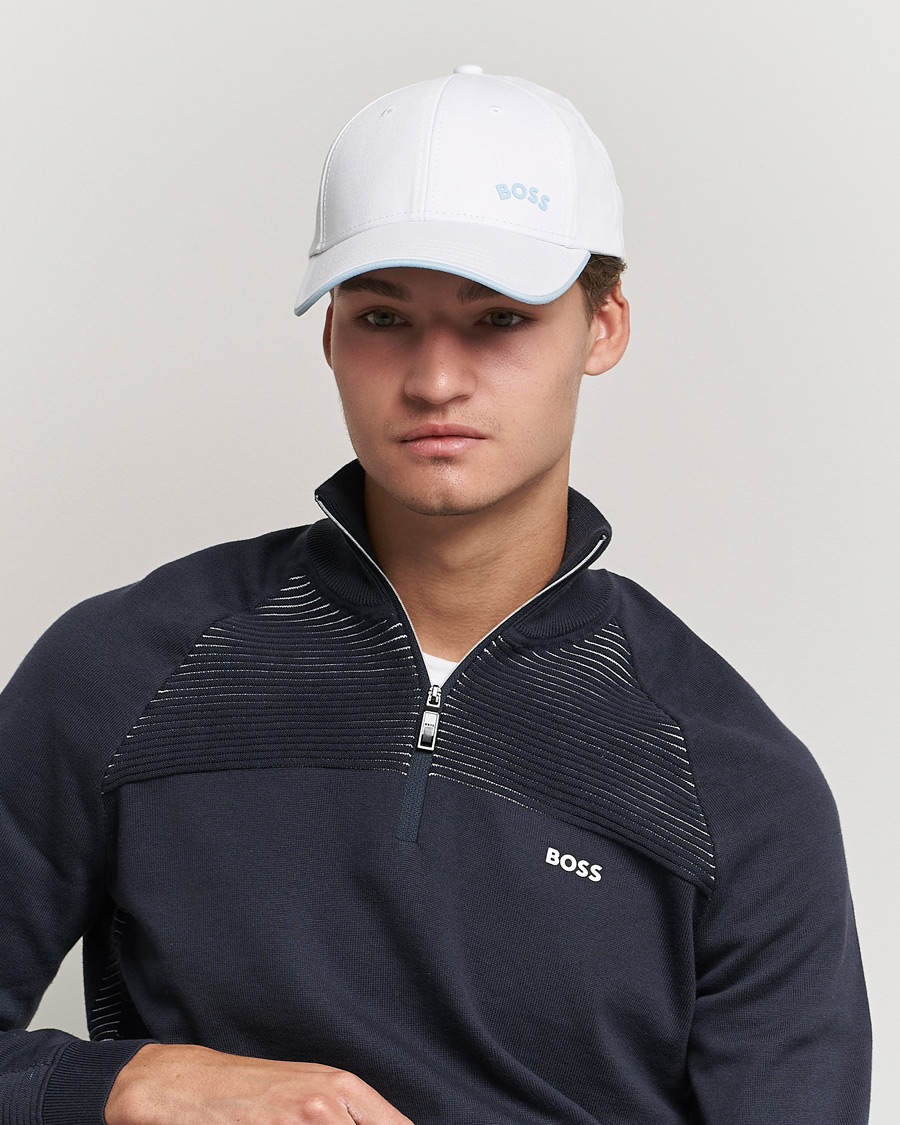 Homme | BOSS Athleisure Curved Logo Cap Natural | BOSS GREEN | BOSS Athleisure Curved Logo Cap Natural