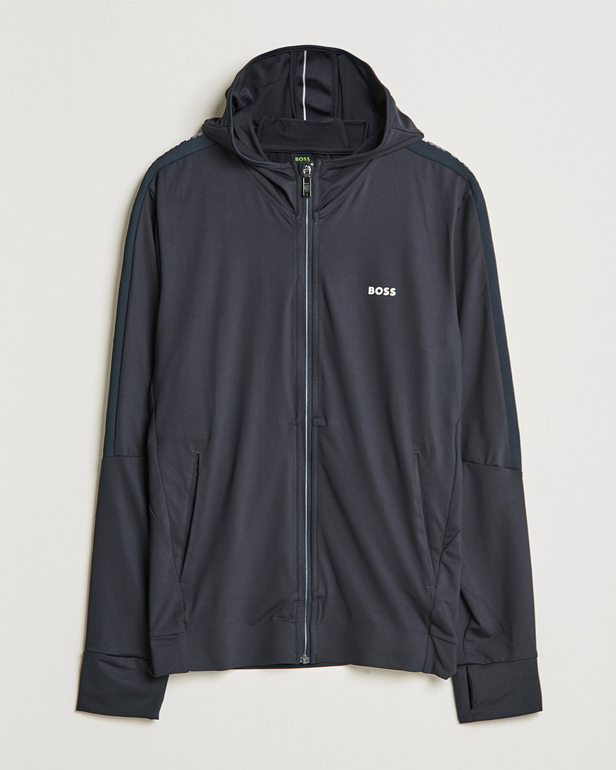 Homme | Pulls Et Tricots | BOSS GREEN | Sicon Gym Full Zip Hoodie Dark Blue