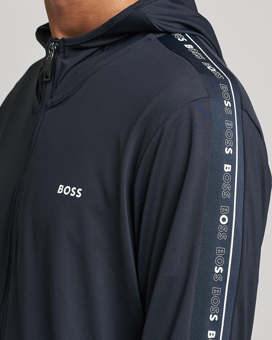Homme | Pulls Et Tricots | BOSS GREEN | Sicon Gym Full Zip Hoodie Dark Blue