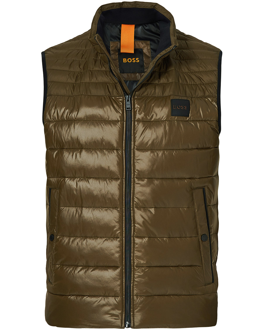 Homme | Manteaux Et Vestes | BOSS ORANGE | Odeno Down Vest Dark Green