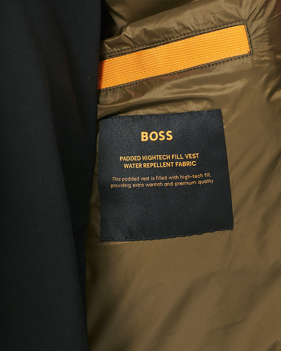 Homme | Manteaux Et Vestes | BOSS ORANGE | Odeno Down Vest Dark Green