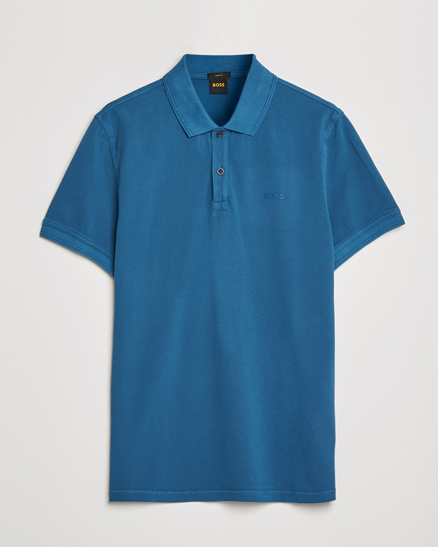 Homme | Polos | BOSS ORANGE | BOSS Casual Prime Logo Polo Medium Blue