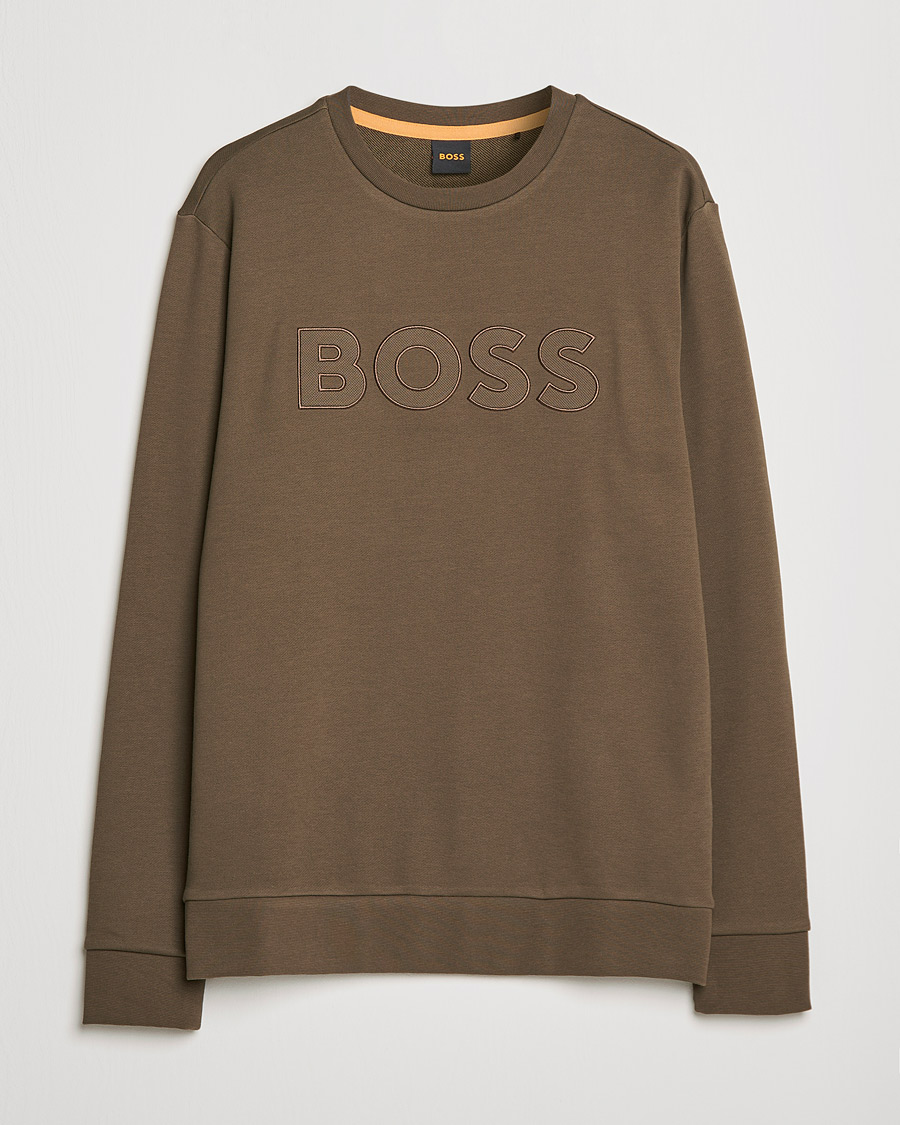 Homme | Pulls Et Tricots | BOSS ORANGE | Welogocrew Sweatshirt Dark Green