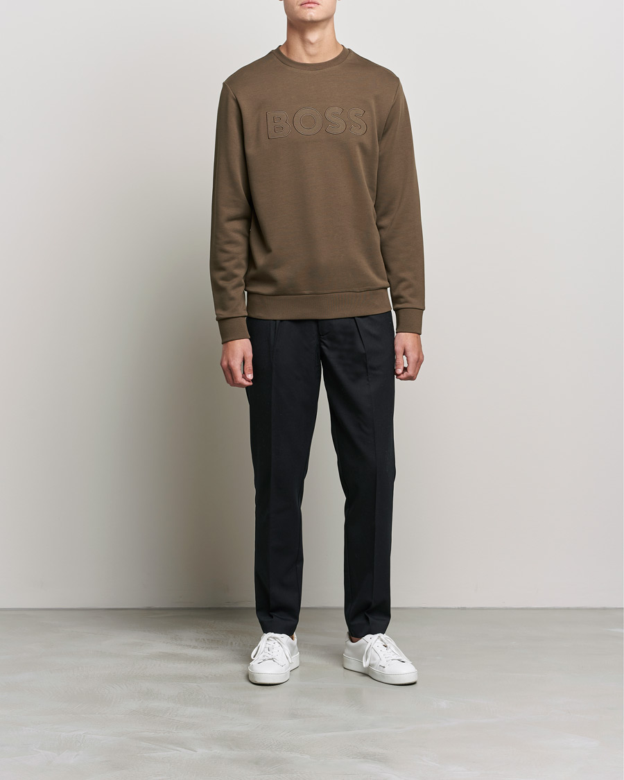 Homme | Pulls Et Tricots | BOSS ORANGE | Welogocrew Sweatshirt Dark Green