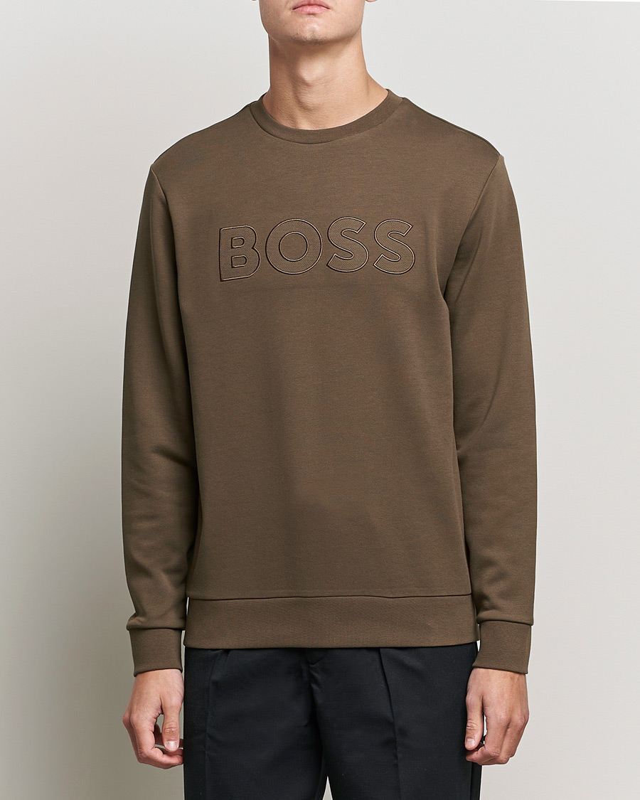 Homme | Pulls Et Tricots | BOSS ORANGE | Welogocrew Sweatshirt Dark Green