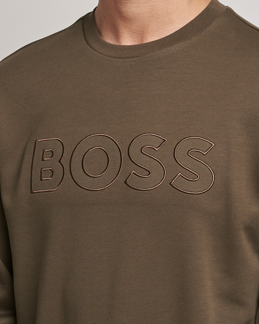 Homme | Pulls Et Tricots | BOSS ORANGE | Welogocrew Sweatshirt Dark Green