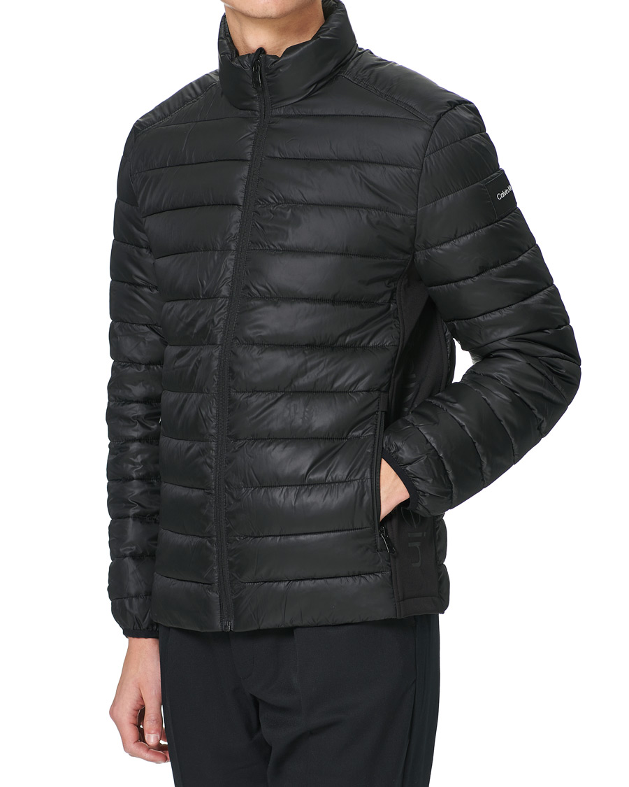 Homme | Manteaux Et Vestes | Calvin Klein | Recycled Side Logo Down Jacket Black