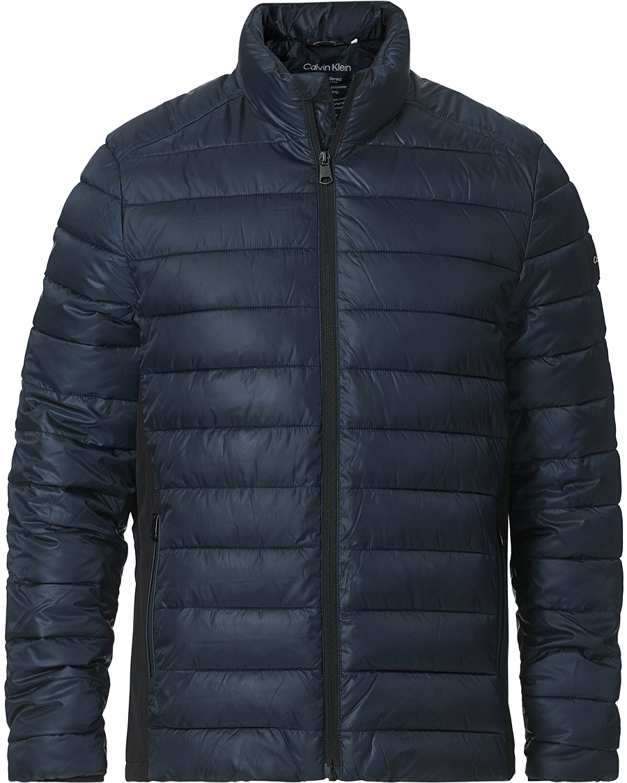 Homme | Manteaux Et Vestes | Calvin Klein | Recycled Side Logo Down Jacket Navy