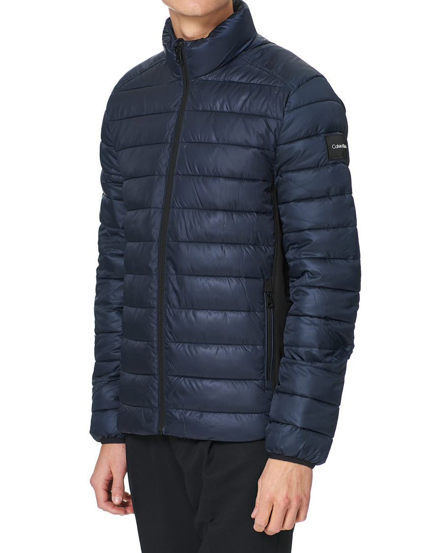 Homme | Manteaux Et Vestes | Calvin Klein | Recycled Side Logo Down Jacket Navy