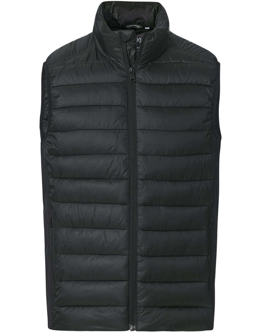 Homme | Manteaux Et Vestes | Calvin Klein | Recycled Side Logo Down Vest Black