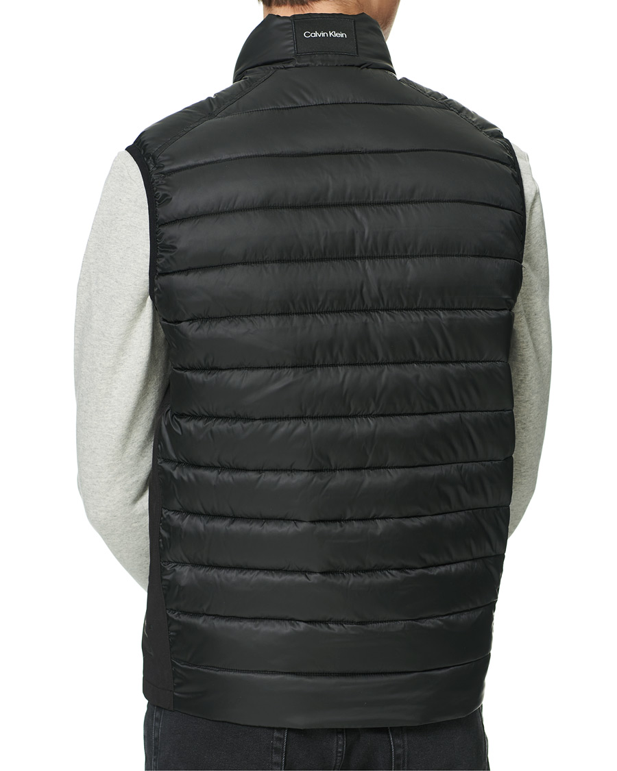Homme | Manteaux Et Vestes | Calvin Klein | Recycled Side Logo Down Vest Black
