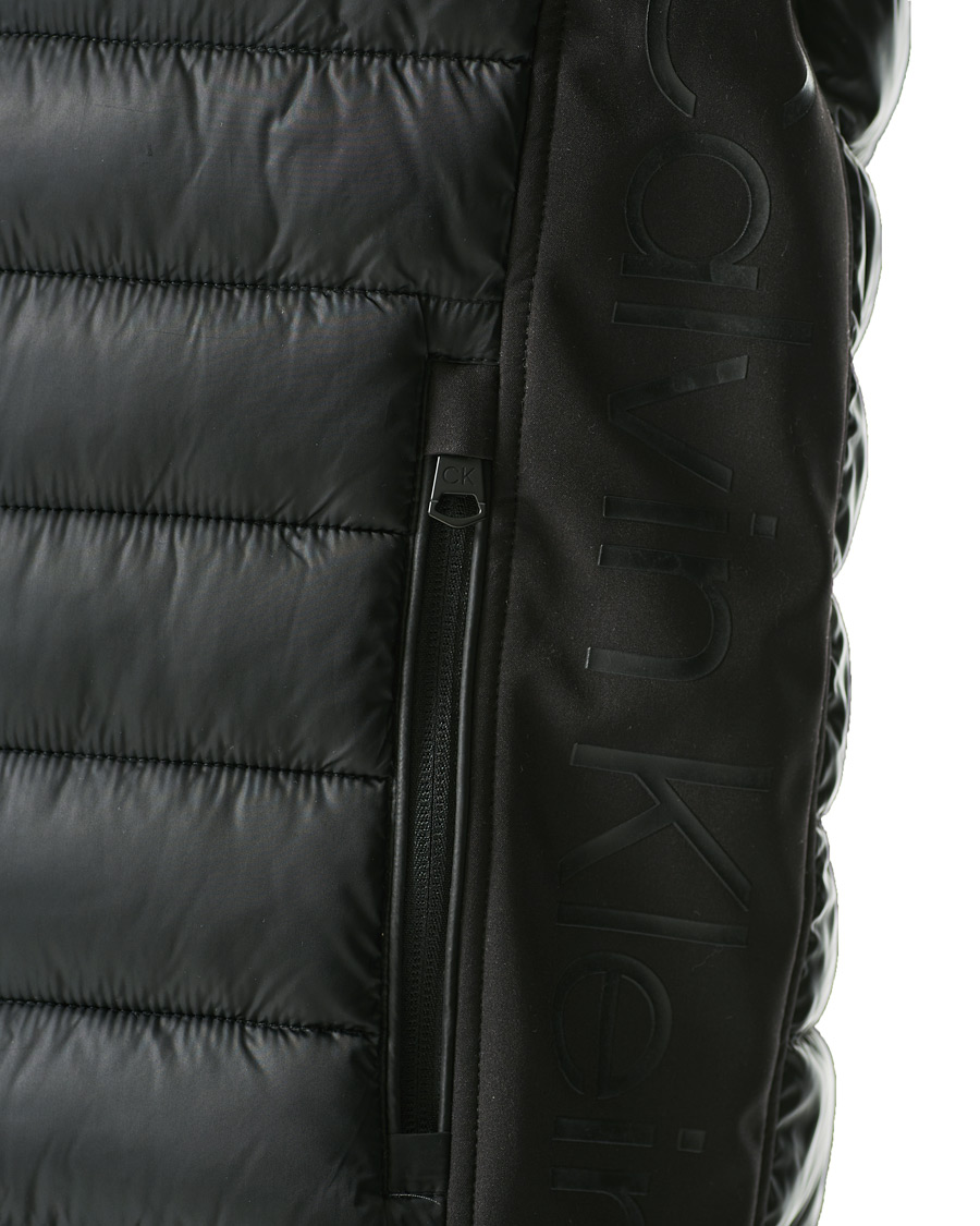 Homme | Manteaux Et Vestes | Calvin Klein | Recycled Side Logo Down Vest Black