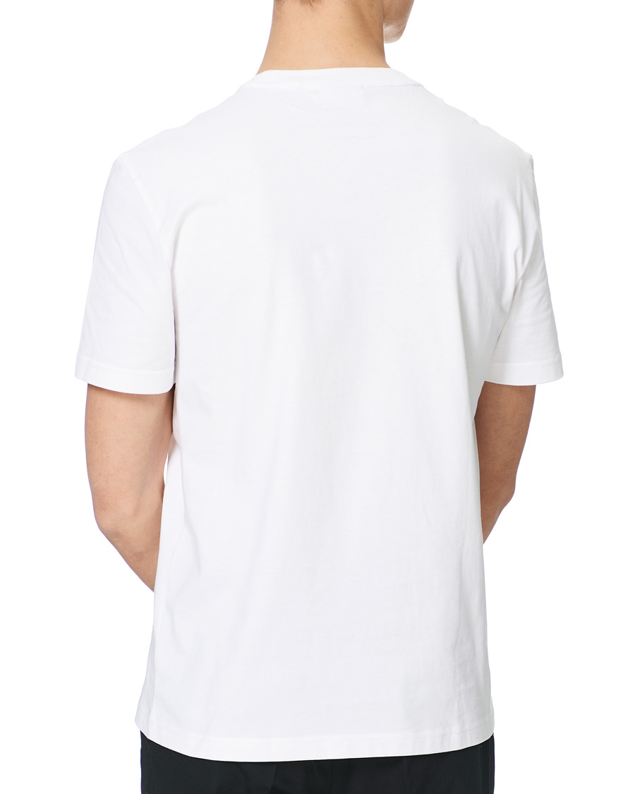 Homme | T-shirts | Calvin Klein | Cotton Embroidery Logo Crew Neck T-Shirt White