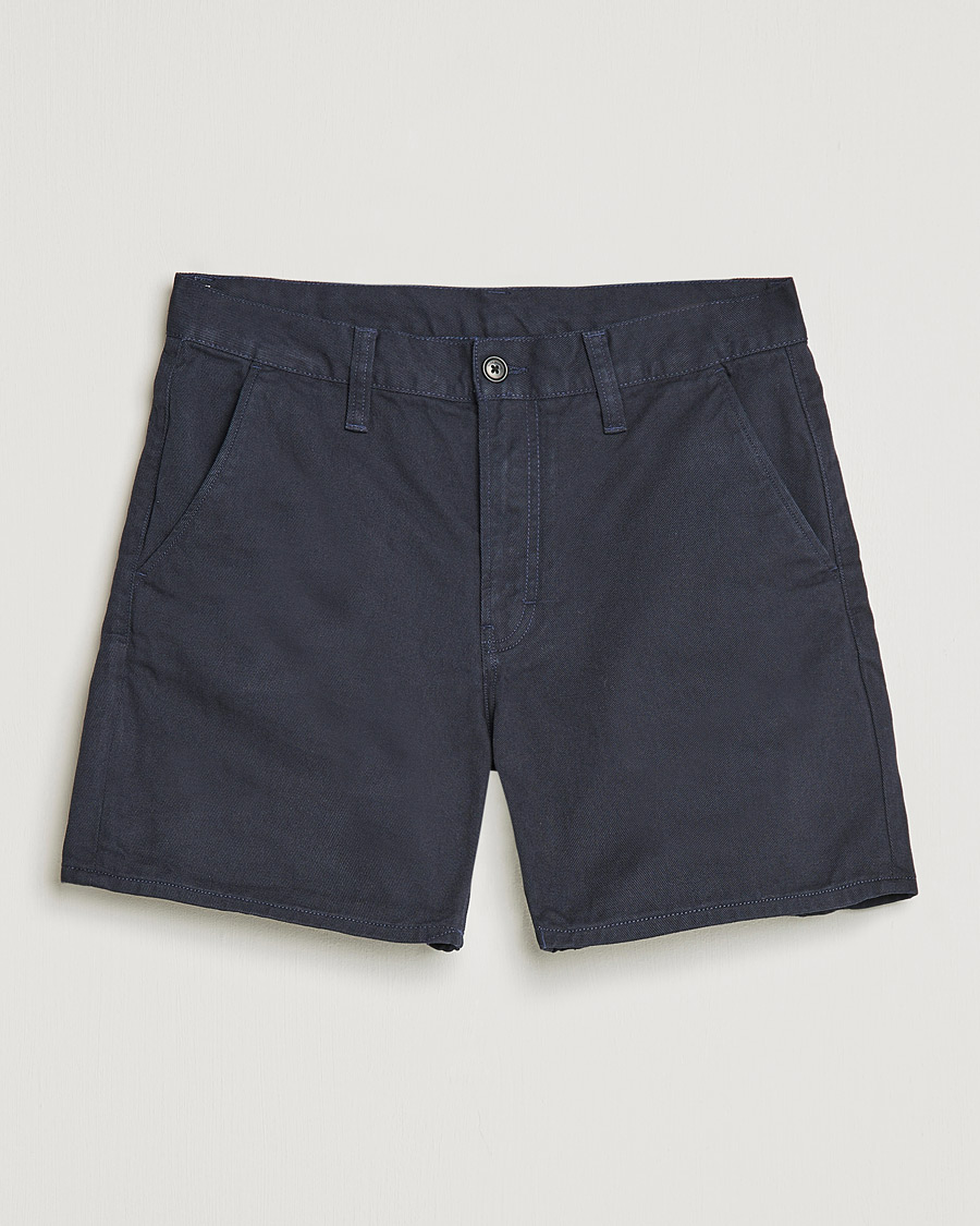 Homme | Shorts | Nudie Jeans | Luke Worker Shorts Navy