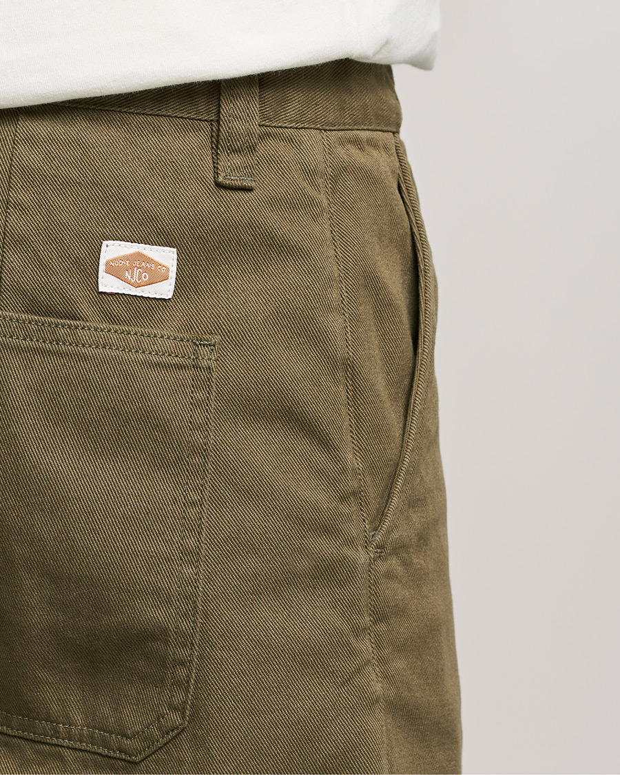 Homme | Shorts | Nudie Jeans | Luke Worker Shorts Faded Green