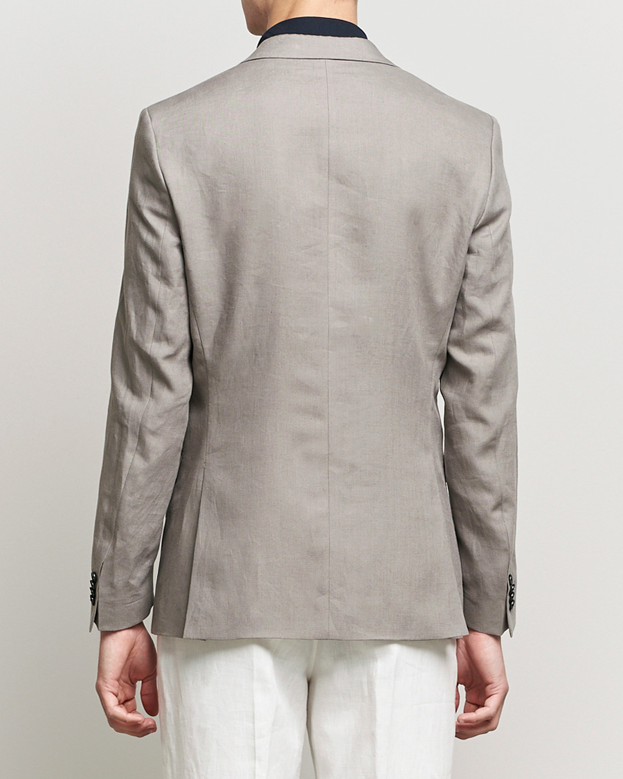 Homme | Blazers | Tiger of Sweden | Jamonte Linen Blazer Lead Grey