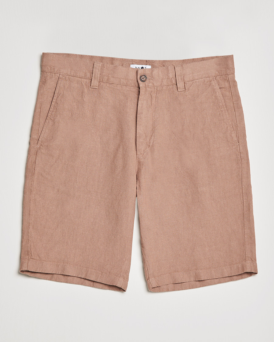 Homme | Shorts | NN07 | Crown Linen Shorts Nougat