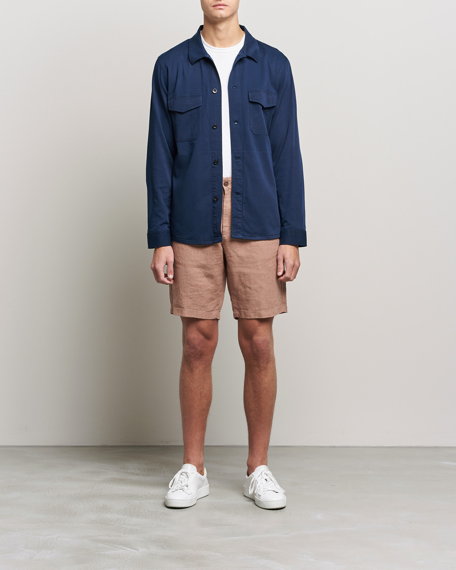 Homme | Shorts | NN07 | Crown Linen Shorts Nougat