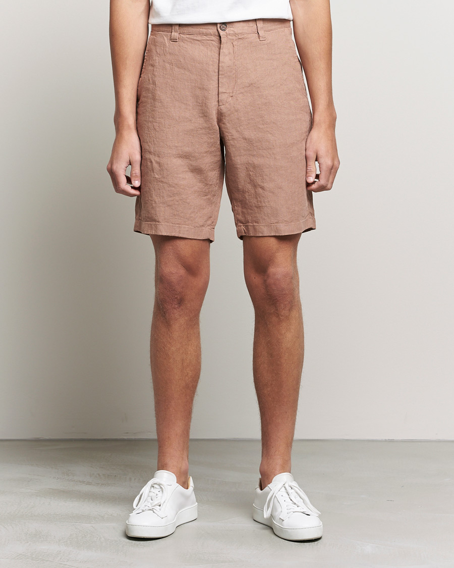 Homme | Shorts | NN07 | Crown Linen Shorts Nougat