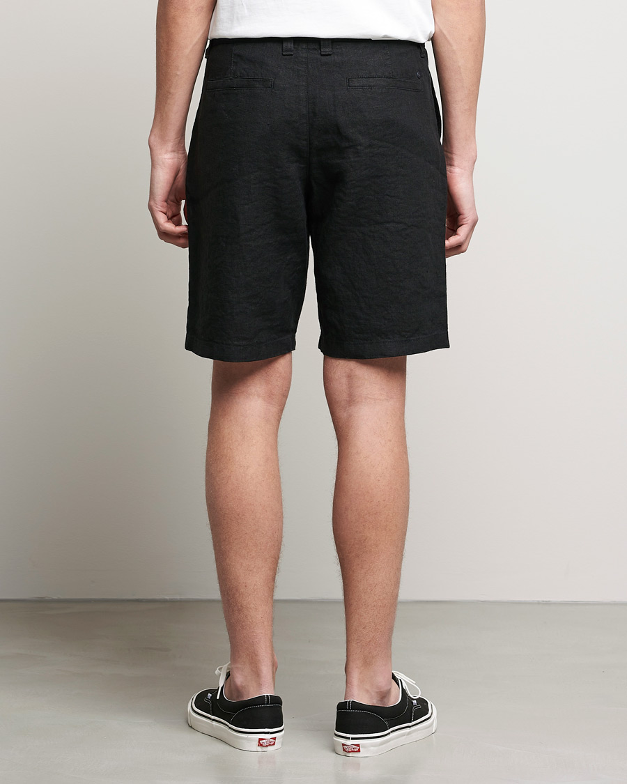Homme | Shorts | NN07 | Crown Linen Shorts Black