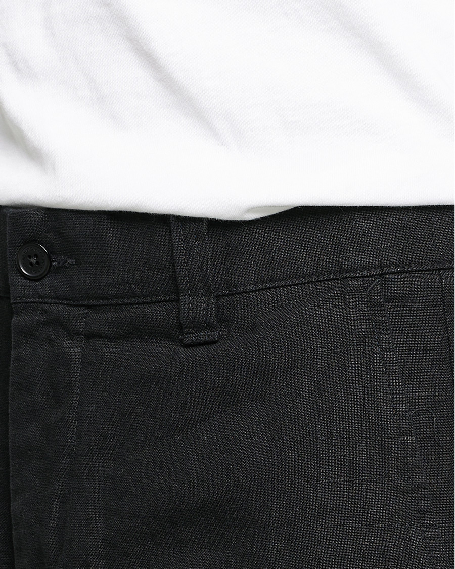 Homme | Shorts | NN07 | Crown Linen Shorts Black