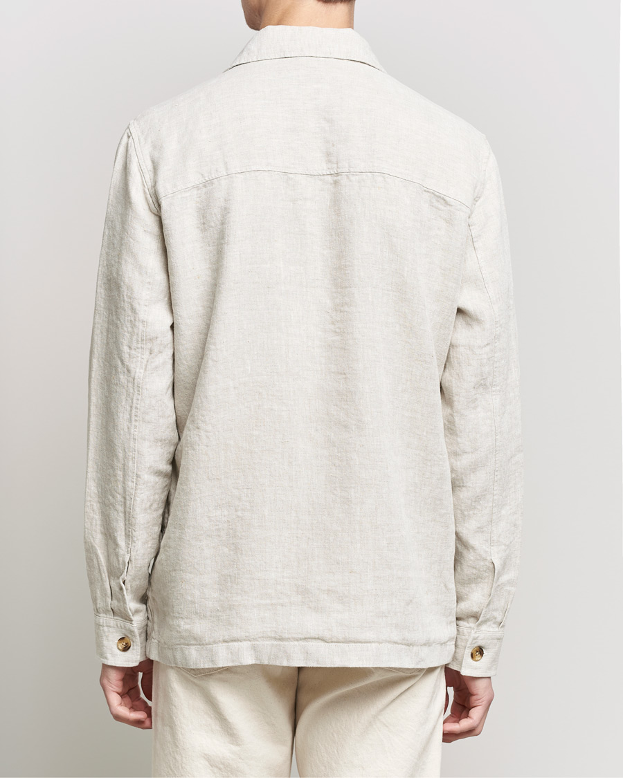 Homme | Chemises | NN07 | Wilas Linen Overshirt Oat