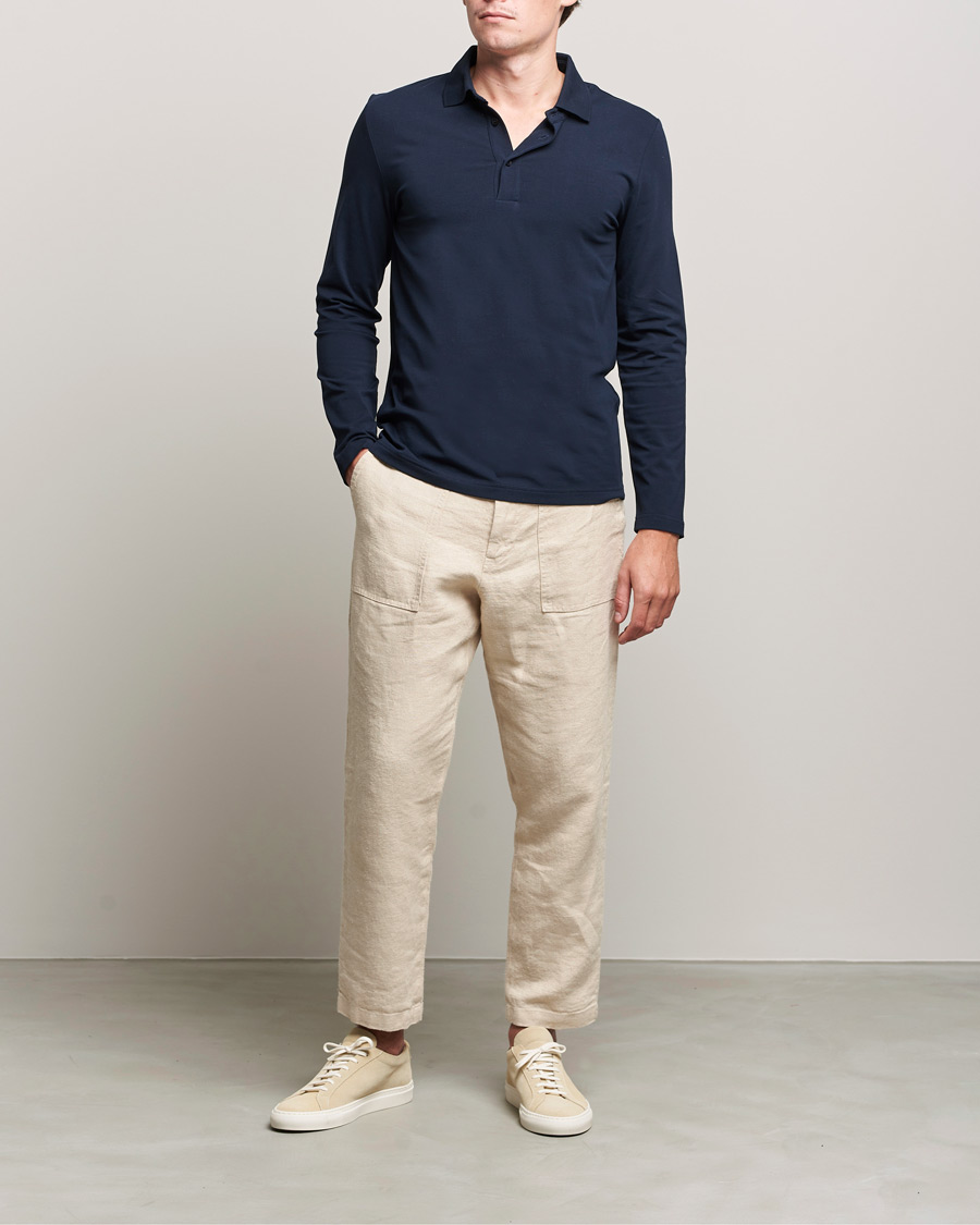 Homme | Pantalons | NN07 | Nohr Heavy Linen Trousers Ecru