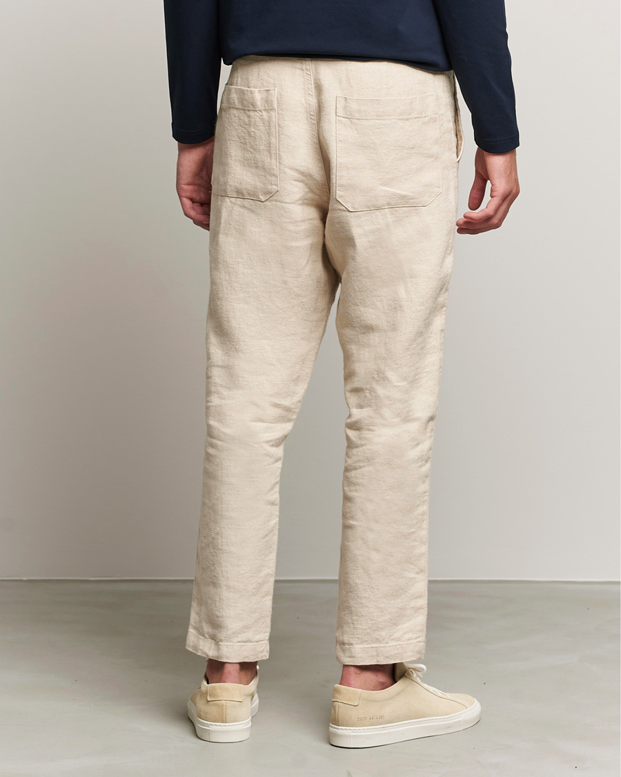 Homme | Pantalons | NN07 | Nohr Heavy Linen Trousers Ecru