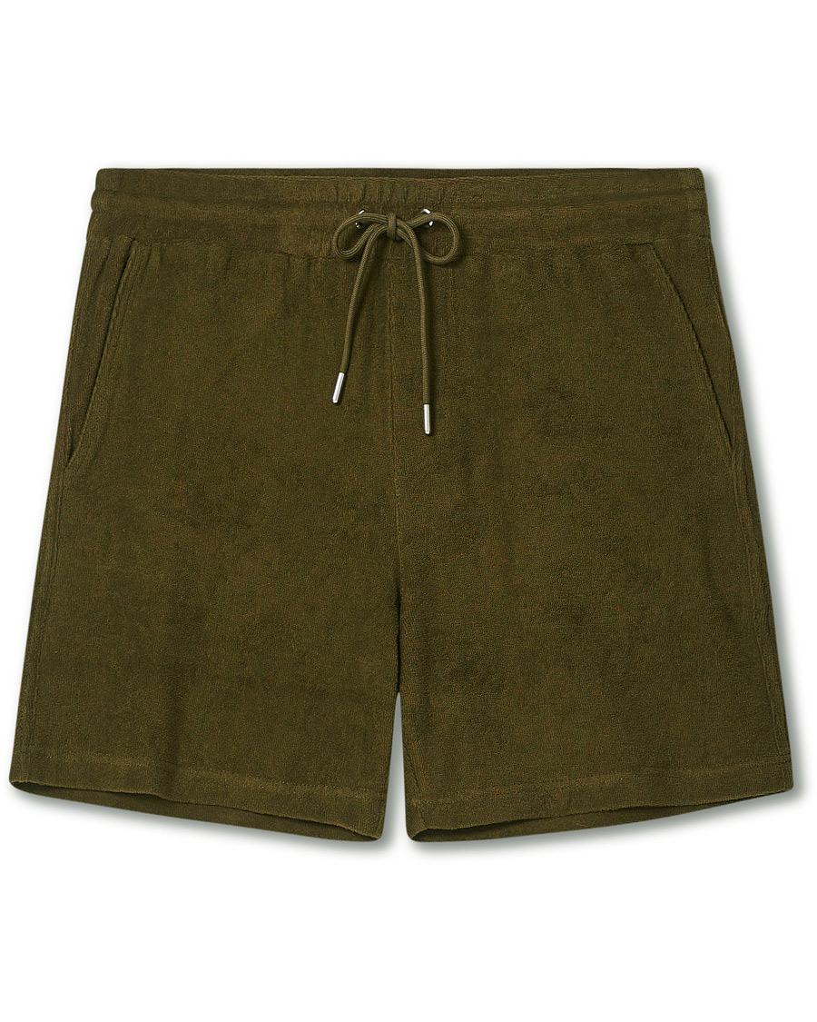 Homme | Shorts | NN07 | Cameron Terry Shorts Dark Olive