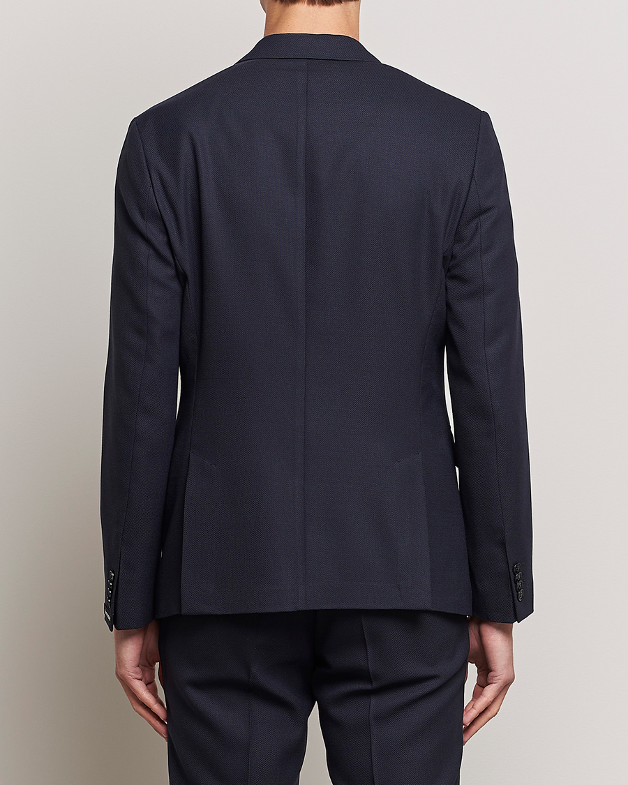 Homme | Blazers | J.Lindeberg | Hopper Active Hopsack Blazer Navy