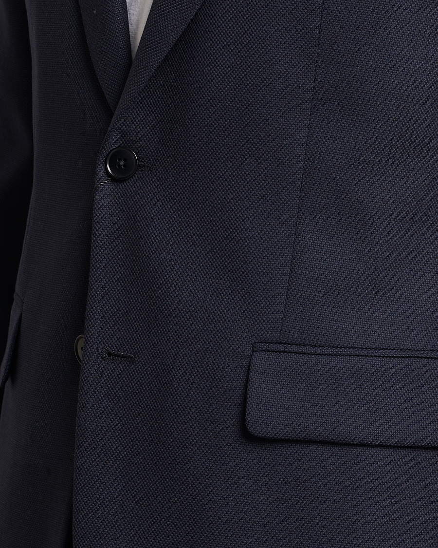 Homme | Blazers | J.Lindeberg | Hopper Active Hopsack Blazer Navy