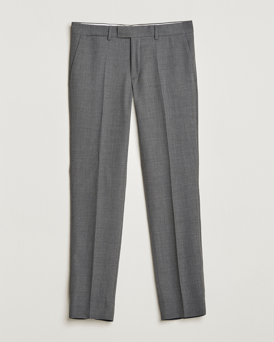 Homme | Pantalons | J.Lindeberg | Grant Active Hopsack Pants Grey Melange