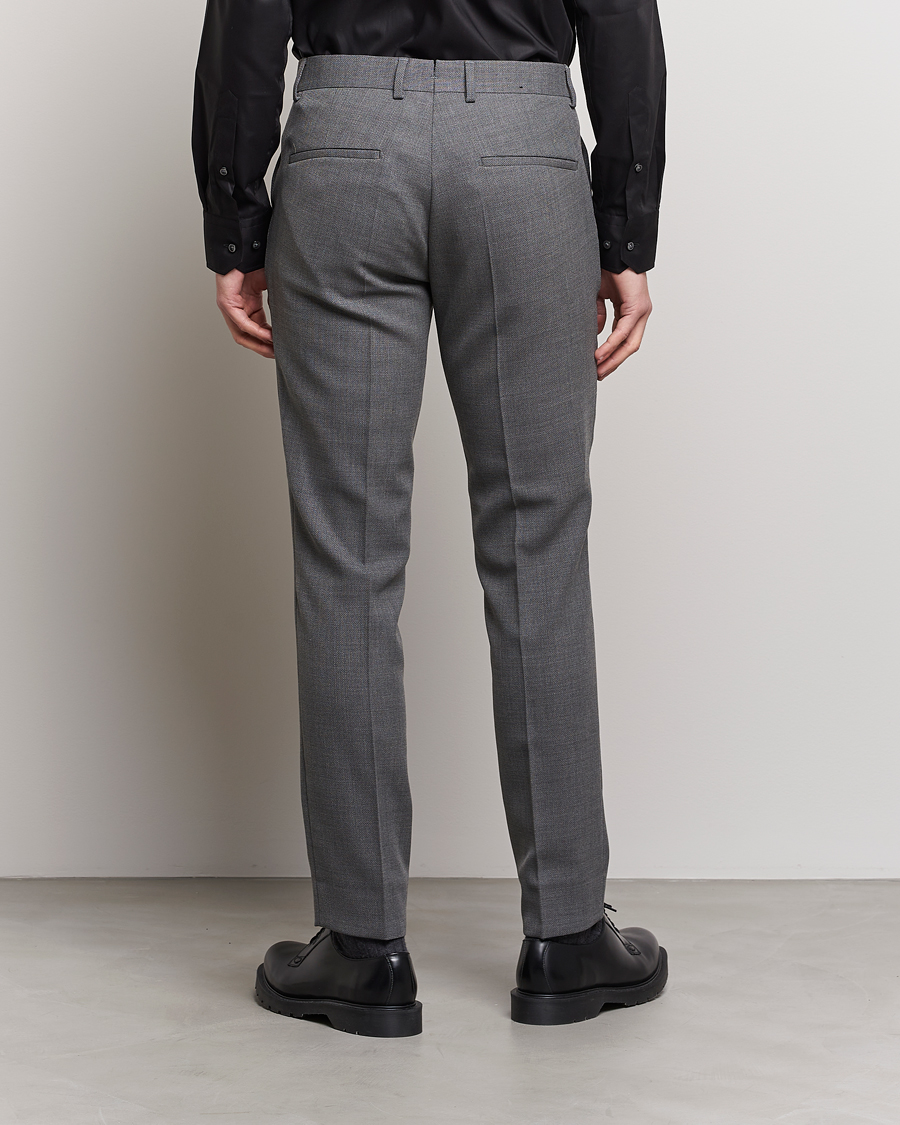 Homme | Pantalons | J.Lindeberg | Grant Active Hopsack Pants Grey Melange