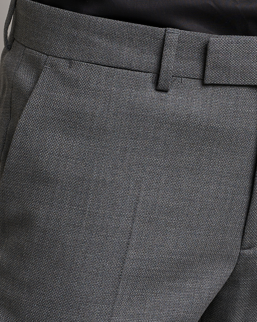 Homme | Pantalons | J.Lindeberg | Grant Active Hopsack Pants Grey Melange