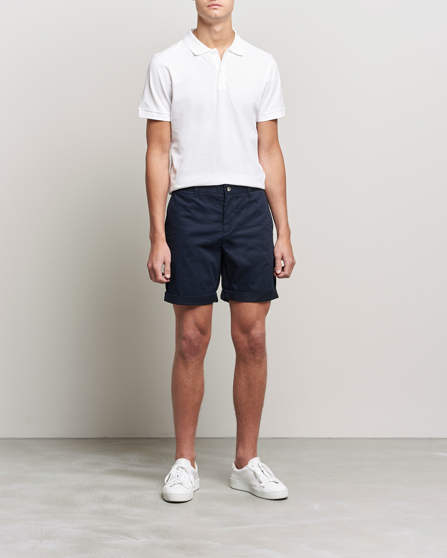 Homme | Shorts | J.Lindeberg | Nathan Super Satin Shorts Navy