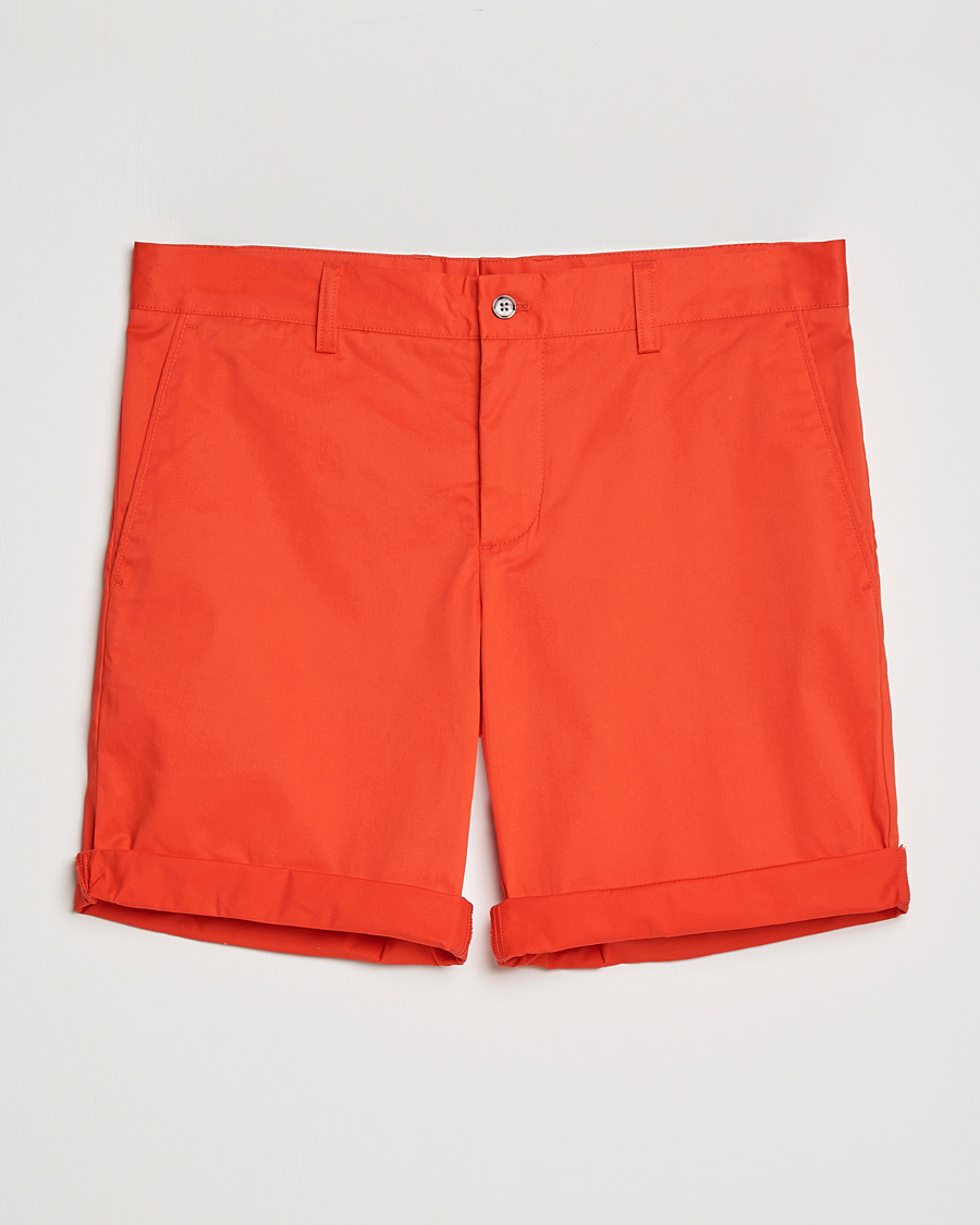 Homme | Shorts | J.Lindeberg | Nathan Super Satin Shorts Flame Scarlet