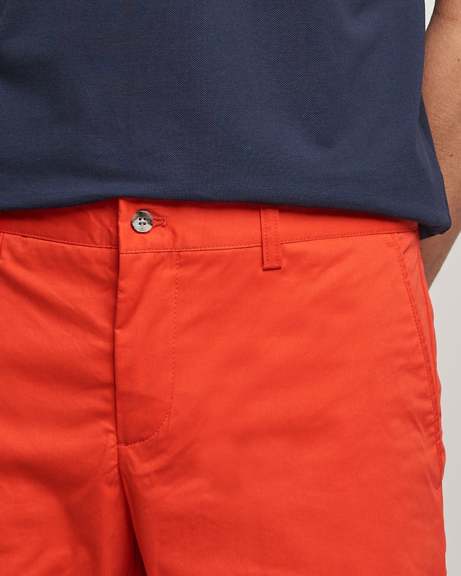 Homme | Shorts | J.Lindeberg | Nathan Super Satin Shorts Flame Scarlet