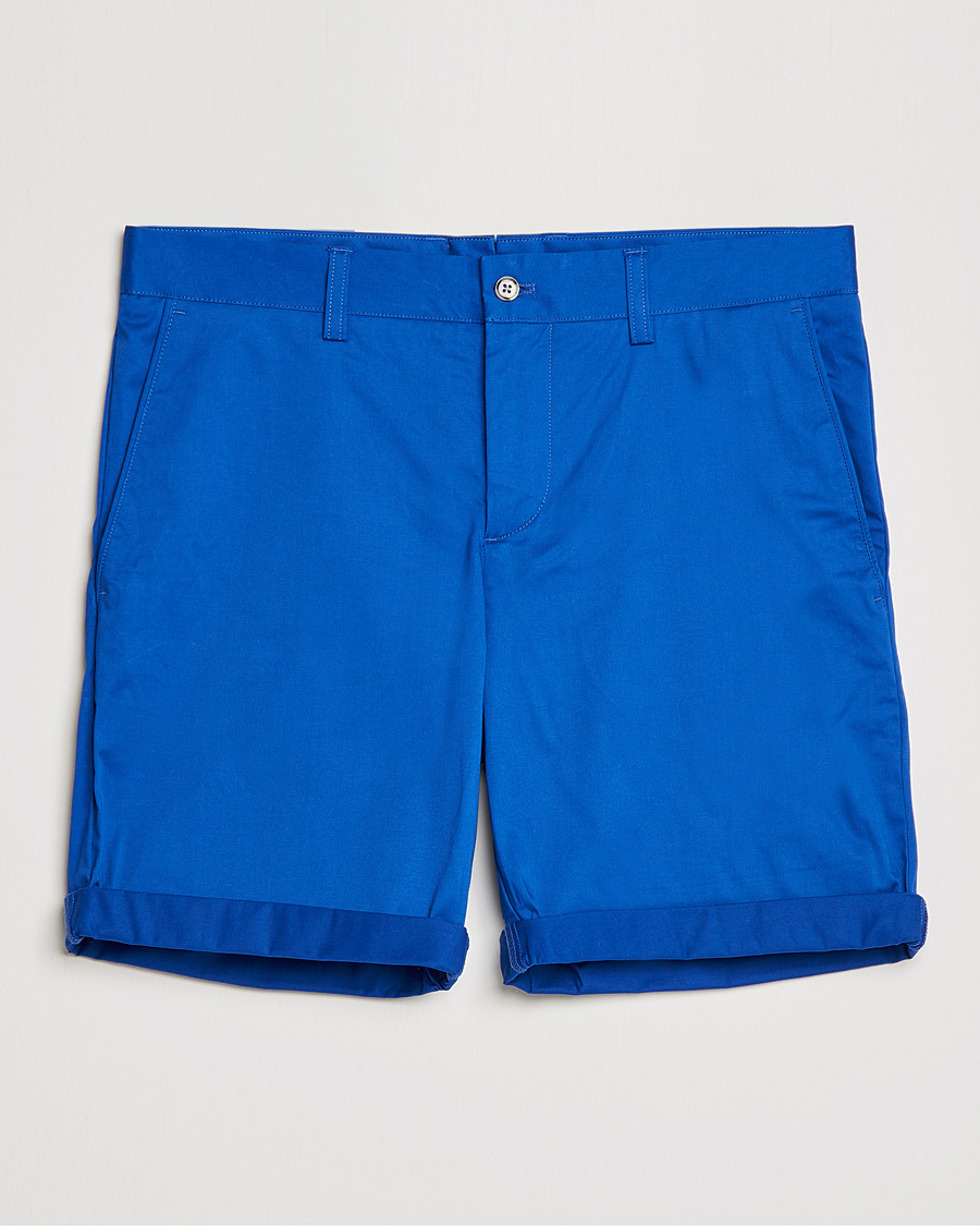Homme | Shorts | J.Lindeberg | Nathan Super Satin Shorts Royal Blue