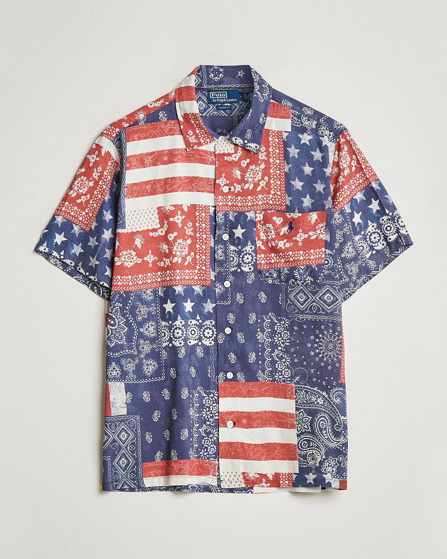 Homme | Chemises | Polo Ralph Lauren | Printed Short Sleeve Resort Collar Shirt Multi