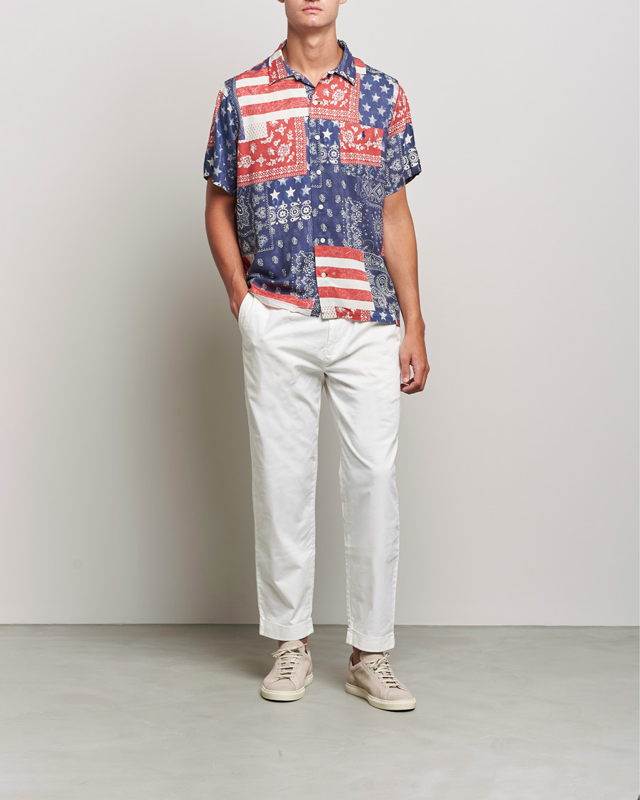 Homme | Chemises | Polo Ralph Lauren | Printed Short Sleeve Resort Collar Shirt Multi
