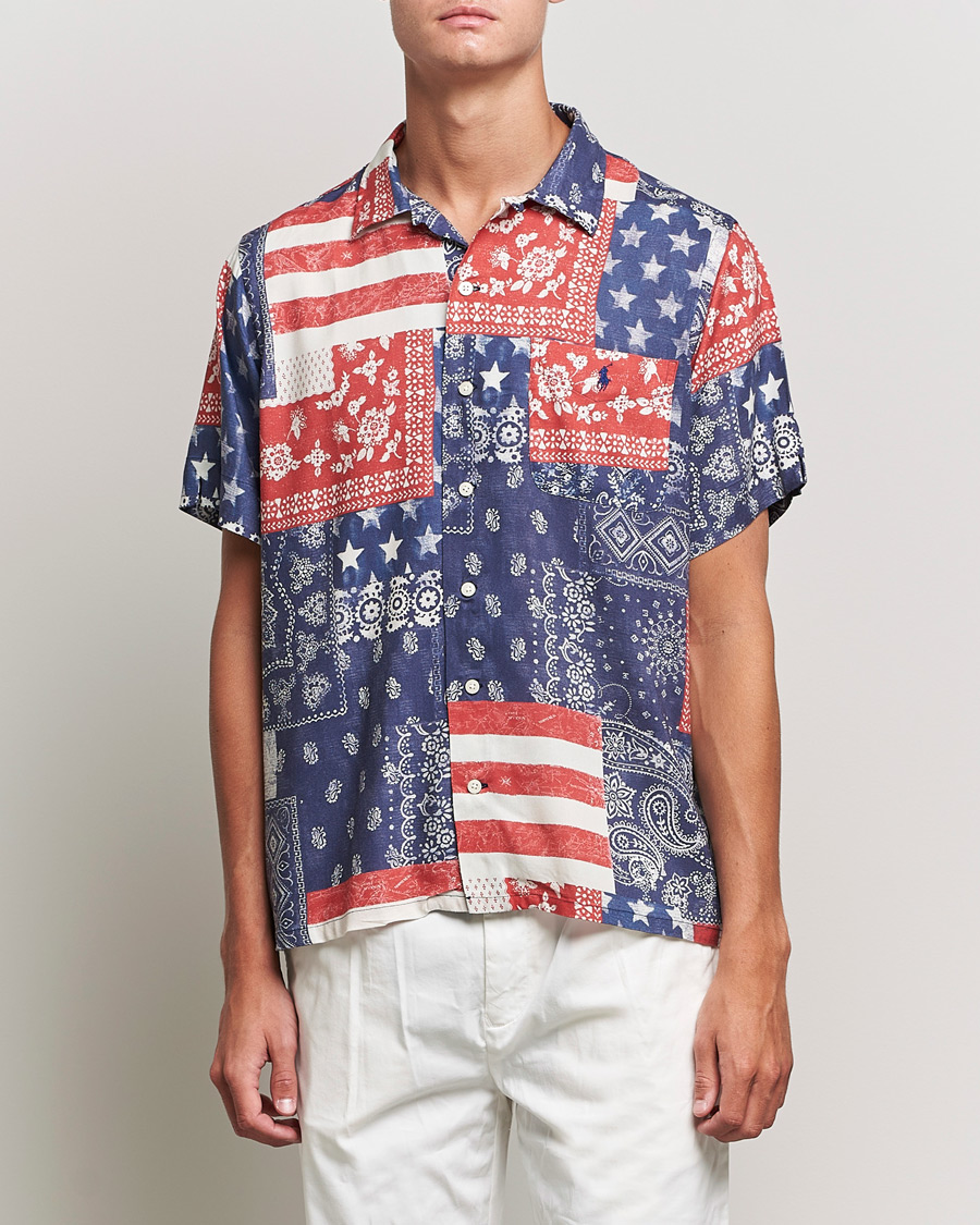 Homme | Chemises | Polo Ralph Lauren | Printed Short Sleeve Resort Collar Shirt Multi