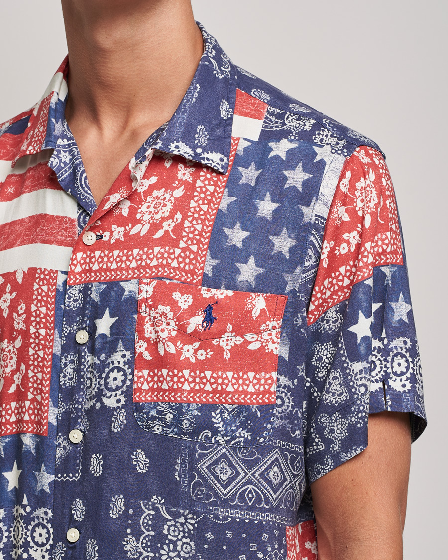 Homme | Chemises | Polo Ralph Lauren | Printed Short Sleeve Resort Collar Shirt Multi