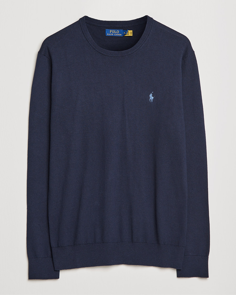 Homme | Pulls Et Tricots | Polo Ralph Lauren | Cotton/Cashmere Crew Neck Pullover Hunter Navy