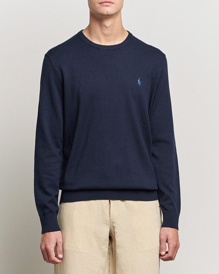 Homme | Pulls Et Tricots | Polo Ralph Lauren | Cotton/Cashmere Crew Neck Pullover Hunter Navy