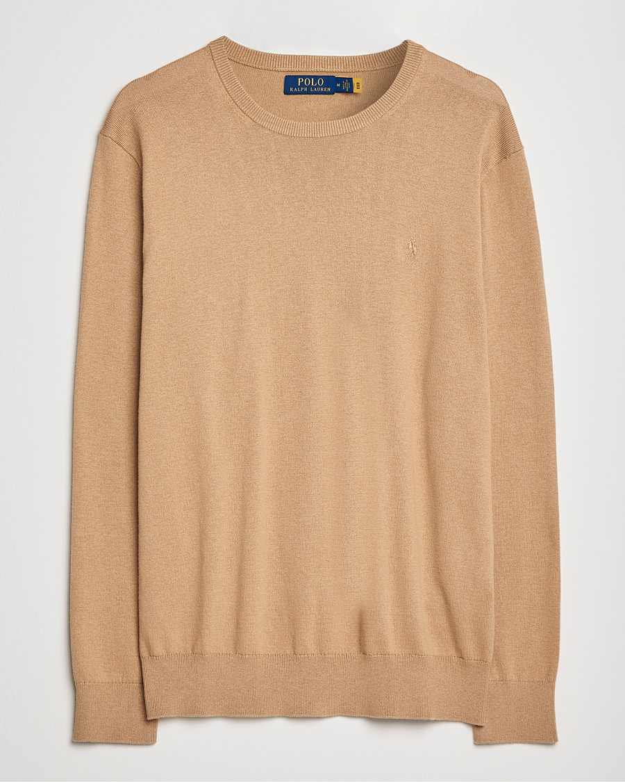 Homme | Pulls Et Tricots | Polo Ralph Lauren | Cotton/Cashmere Crew Neck Pullover Burlap Tan