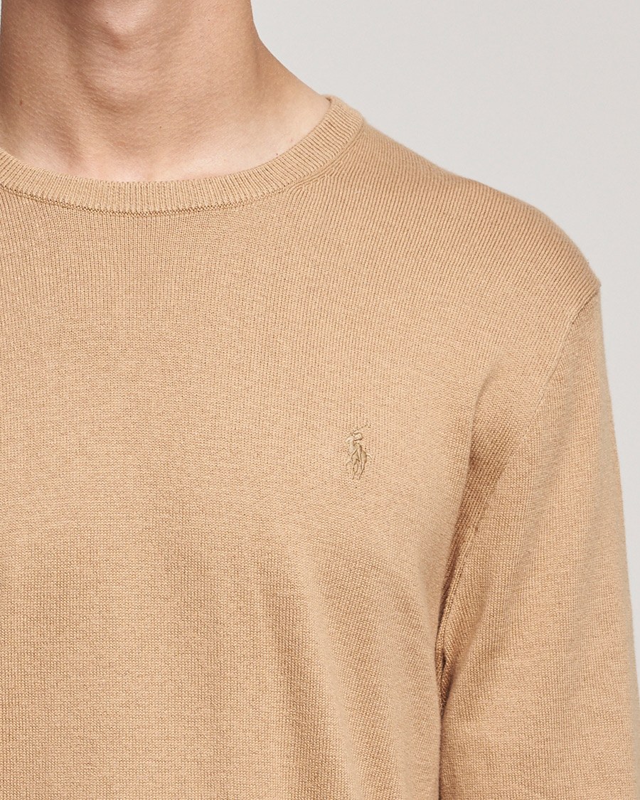 Homme | Pulls Et Tricots | Polo Ralph Lauren | Cotton/Cashmere Crew Neck Pullover Burlap Tan
