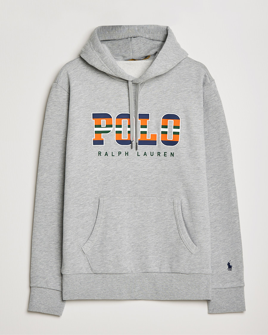 Homme | Pulls Et Tricots | Polo Ralph Lauren | Fleece Retro Logo Hoodie Andover Heather