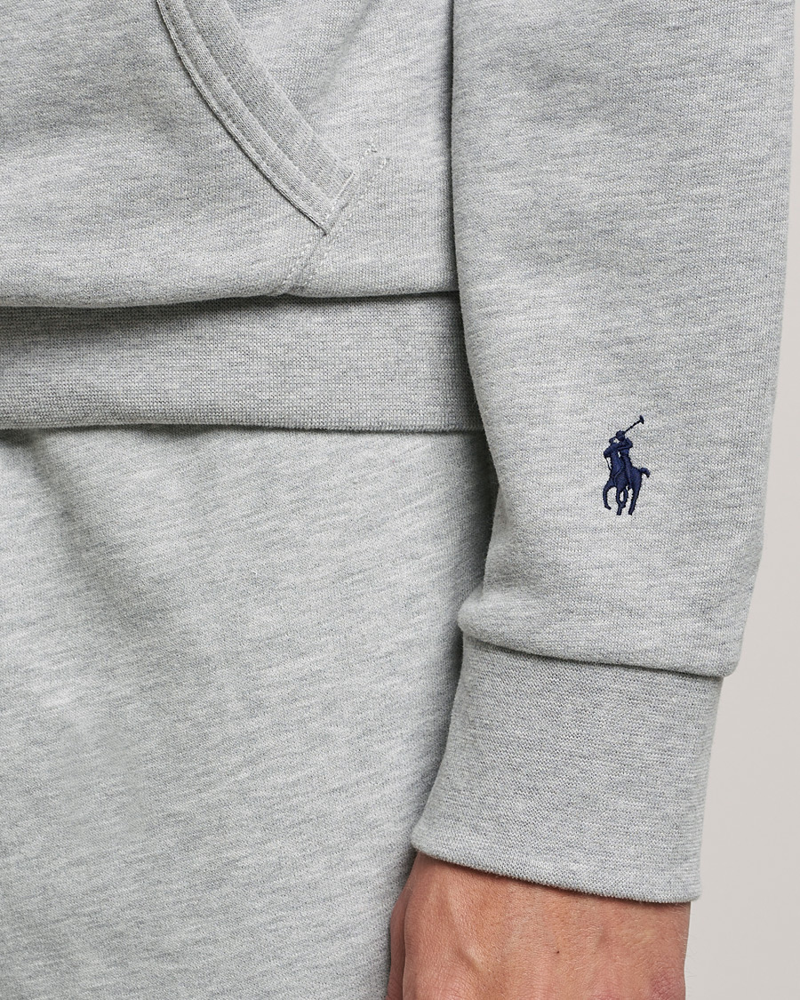 Homme | Pulls Et Tricots | Polo Ralph Lauren | Fleece Retro Logo Hoodie Andover Heather